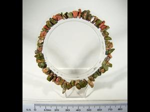Unakite Chip Bracelet