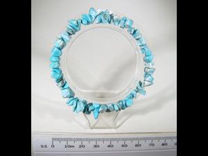 Blue Howlite Chip Bracelet