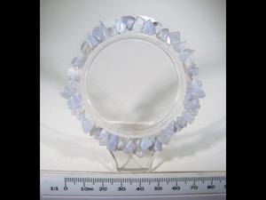 Blue Lace Agate Chip Bracelet