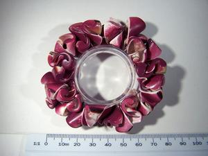 Maroon Shell Bracelet