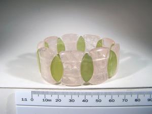 New Jade & Rose Quartz Eye of Ra Bracelet