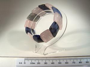 Sodalite & Rose Quartz Sail Bracelet