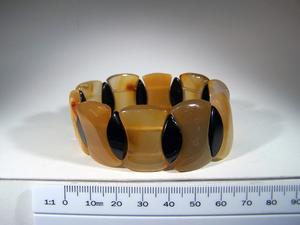 Carnelian & Black Onyx Eye of Ra Bracelet