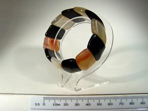 Carnelian & Black Onyx Eye Sail Bracelet