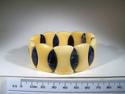 Yellow Calcite & Sodalite Eye of Ra Bracelet