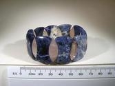Sodalite & Rose Quartz Eye of Ra Bracelet