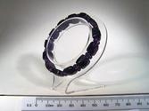 Amethyst Facetted Square Bracelet