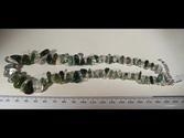 Quartz & Moss Agate Big Chips Necklace