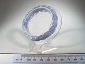 Blue Lace Agate Facetted Square Bracelet