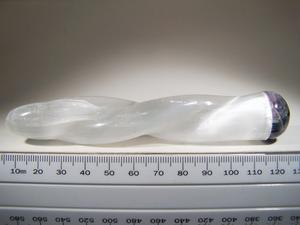 Gypsum var. Satin Spar Massage Wand