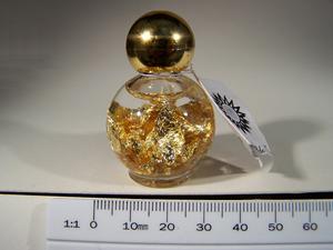 Golden Leaf in a Bottle (Imitation Gold)
