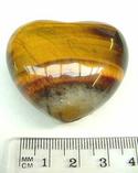 Tiger Eye Golden Heart