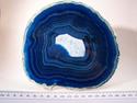 Agate Slice Blue Size 7 Collectors Grade