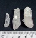 Bent Clear Quartz Crystals
